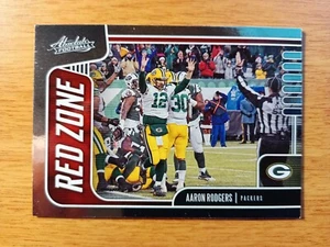 AARON RODGERS 2019 PANINI ABSOLUTE "RED ZONE" INSERT FOOTBALL CARD-#18-JETS 🏈🔥 - Picture 1 of 2