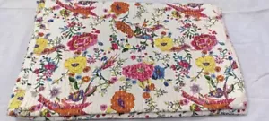Colcha manta edredón Kantha de algodón tamaño queen con estampado de bloques de mano indio - Imagen 1 de 9