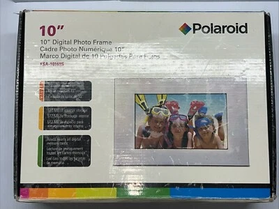Polaroid XSA-10169S 10" Digital Photo Frame  1024 x 600pix., 16:9 Rat., 64x Zoom - Image 1 of 4