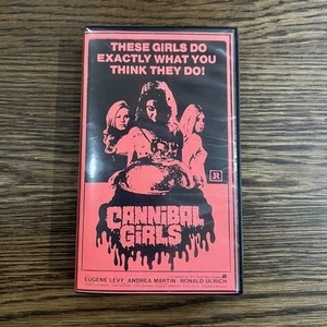 Shocking Videos CANNIBAL GIRLS Erotic Horror Thriller VHS Tape 1972 Eugene Levy! - Picture 1 of 6