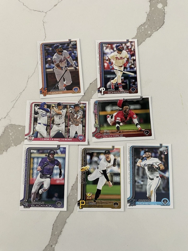 Tarjetas de béisbol Shohei Ohtani, Paul Skenes, Elly De La Cruz y más 2024 $365 Foto 1 de 2