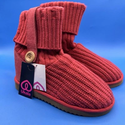 MUESTRA/DEFECTO Botas Deportivas Ukala Para Mujer Rosa Fresa Adele - Talla US 7 Foto 1 de 4
