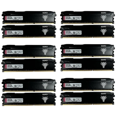 DDR3 96GB Kit 8GBx12 Desktop RAM 1866MHz PC3-14900 DIMM Unbuffered Non-ECC - Image 1 of 4