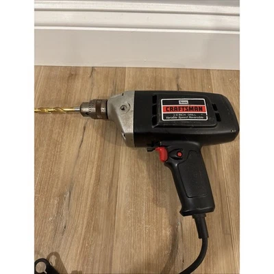 Broca Sears Craftsman 3/8” modelo 315 273990 testada e funciona com chave de mandril - Imagem 1 de 4