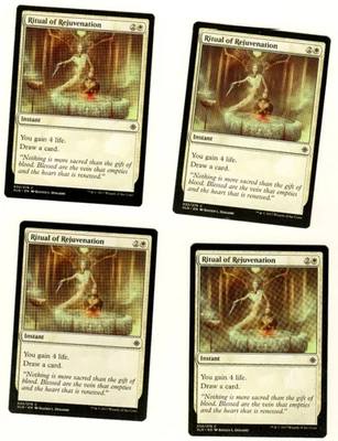 Set Of 4 Ritual Of Rejuvenation Ixalan 32/279 Common Magic the Gathering Card - Image 1 of 4