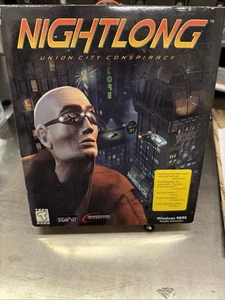 Ordinateur de jeu PC Nightlong Union City Conspiracy Big Box jamais ouvert - Photo 1/8