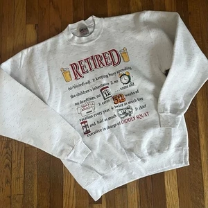 Retired Crewneck Sweater Size Large - Picture 1 of 4
