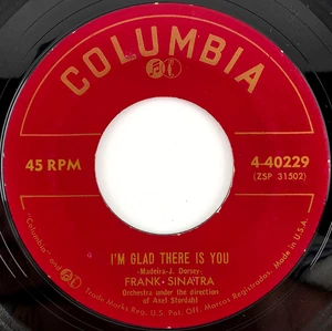 Frank Sinatra - I'm Glad There Is You 1957 45 rpm 7" Single Vinyl Record 4-40229 - Picture 1 of 15
