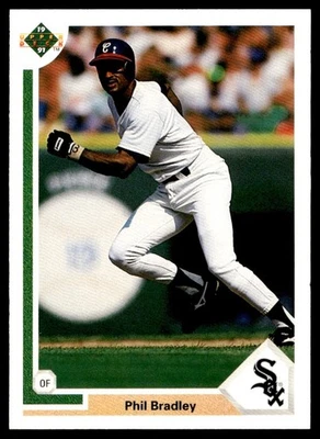 1991 Upper Deck Phil Bradley Chicago White Sox #641 - Image 1 of 2