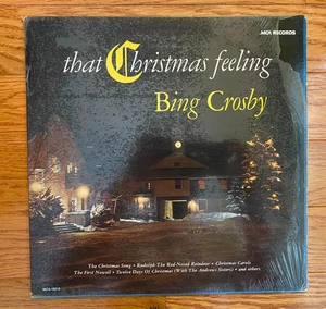 Bing Crosby - That Old Christmas Feeling LP MCA Records Shrinkwrap 1980 Pressing - Picture 1 of 4