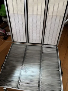 DJ CD DVD ÉTUI DE TRANSPORT EN ALUMINIUM BOÎTE DE RANGEMENT AVEC CLÉS SANS POCHETTES INCLUSES - Photo 1/12