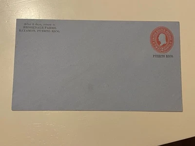 Puerto Rico U18 como nuevo sobre completo (UPSS 19) US Poss KSPhilatelics (206408P) Foto 1 de 4