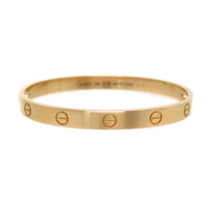 CARTIER love bracelet #17 B6067417 750(K18PG) Women 【J】 - Picture 1 of 5