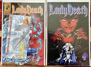 Lady Death - Wizard #1/2 & II: Between Heaven & Hell #3 Chaos Comics - Picture 1 of 3