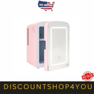 Iceblue Skincare Fridge with Dimmable LED Light Mirror 4L Makeup Refrigerator - Picture 1 of 7