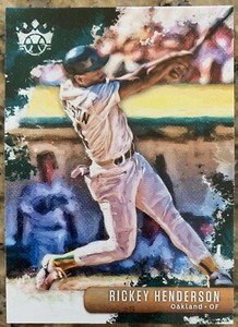2019 Panini Baseball Diamond Kings #85 Rickey Henderson - Oakland Athletics
