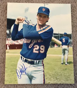 DAVE MAGADAN SIGNED AUTOGRAPHED 8X10 PHOTO NEW YORK METS - Picture 1 of 1