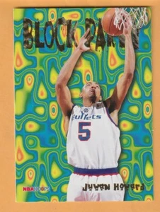 Juwan Howard Washington Bullets 1995-96 Hoops Block Party #14 Michigan 6H - Picture 1 of 2
