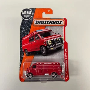 Matchbox ‘95 Custom Chevy Van Motorcycle Variation - Picture 1 of 7