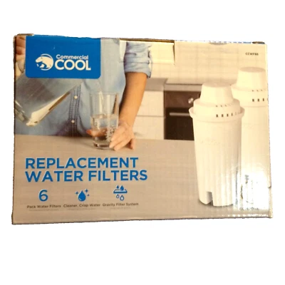 Brita Commercial Cool Pack Of 6 Replacement Stan. Water Pitcher Filters 4 CCWFB6 - Image 1 of 2