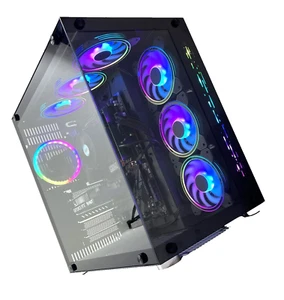 Next Day 7 FAN RGB Gaming PC Intel 6-CORE i5 8500 32GB RAM 256GB M2+1TB RTX3050 - Picture 1 of 10