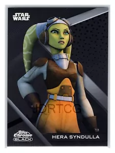 Topps 2022 Star Wars cromado negro #69 Hera Syndulla - Imagen 1 de 2