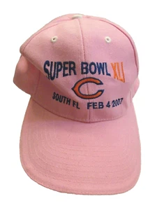 City Hunter Damen Super Bowl XLI Strapback Hut Einheitsgröße verstellbar pink - Bild 1 von 4