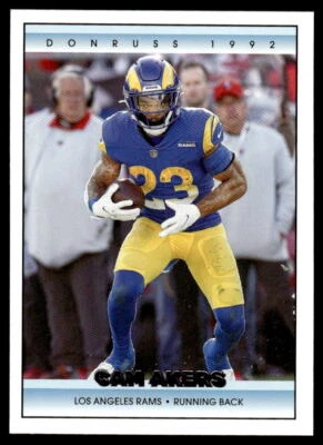 Cam Akers #22 2022 Donruss Retro 1992 Los Angeles Rams - Image 1 of 2