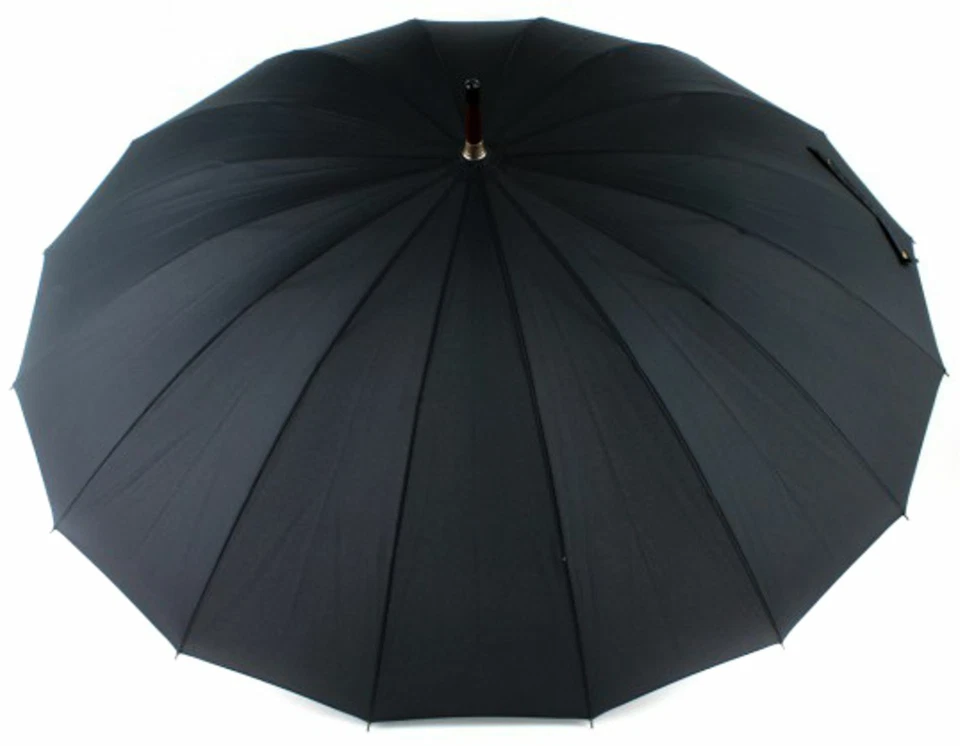 doppler London Langschirm Schirm Regenschirm Stockschirm Schwarz - Bild 1 von 1