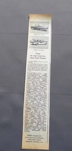 PUB PUBLICITE ANCIENNE ADVERT CLIPPING 220617 / VOITURE FORD TAUNUS 17 M - Imagen 1 de 1
