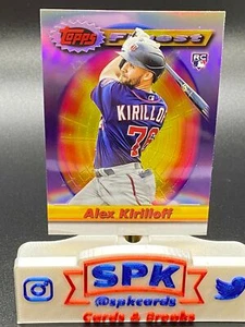 2021 Topps Finest Flashbacks ALEX KIRILLOFF REFRACTOR TWINS RC #162 (a) - Picture 1 of 1