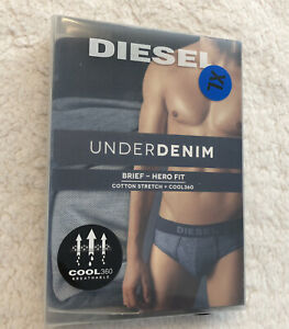Diesel Underdenim Brief Hero Fit CottonStretch Cool 360 Underwear Mens Size XL