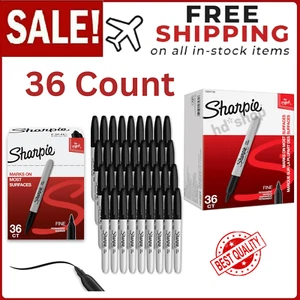 Sharpie Permanent Markers Bulk Set Fine Tip Markers Set Markers For Plastic M... - Picture 1 of 21