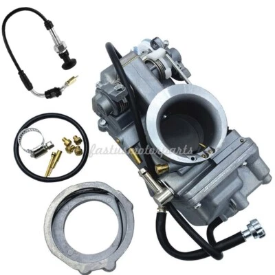 Carburador 42 mm para Harley Davidson Mikuni HSR42 TM42-6 Evo Evolution doble cámara Foto 1 de 4