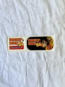 Donkey Kong 64 - N64 Toys R Us 1999 Promo Sticker Set! Brand New! Rare, OOP, NFR - Picture 1 of 8