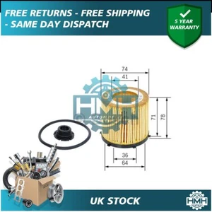 Fits BMW Z4 2011-2016 5 Series 2011-2017 2.0 2.8 3.0 HMH Oil Filter - Picture 1 of 12