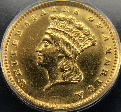 1889 G$1 ICG AU58 DETAILS 1889 TYPE 3 GOLD DOLLAR | LOW SURVIVAL POPULATION Cover