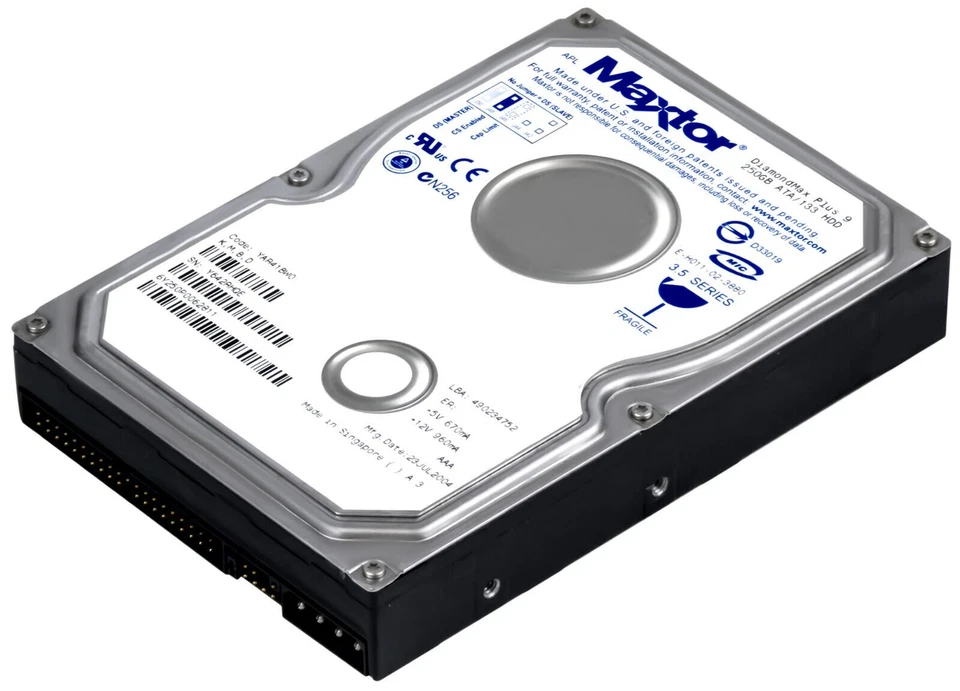6Y250P0 Maxtor DiamondMax Plus 9 250GB 3.5" Internal IDE PATA HDD 7200rpm - Image 1 of 1
