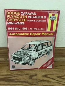 Haynes Auto Repair Manual, Dodge Plymouth Chrysler 1984-1995 #30010 (1231) - Picture 1 of 8