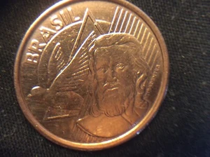 2013 BRAZIL,RARE,5 CENTAVOS,ONLY 600,064 made,low mintage - Picture 1 of 4