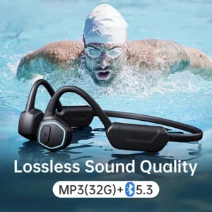 Auriculares de conducción ósea impermeables Bluetooth HiFi para nadar 32 GB - Imagen 1 de 24