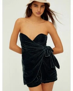 New Free People Hazel Romper Size Medium MSRP: $200 - Picture 1 of 4