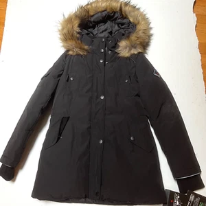 Giacca invernale ALPINE NORTH donna vegan con cappuccio e coulisse pelliccia sintetica XS/TP - Foto 1 di 14