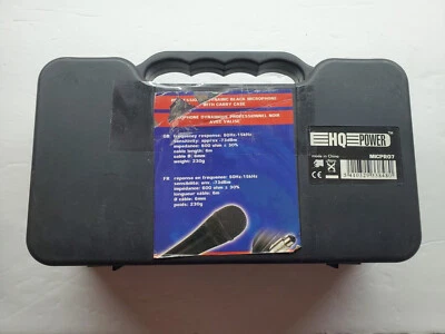 HQ POWER Dynamic Microphone  Karaoke Realistic radioshack NOS Vintage - Image 1 of 4