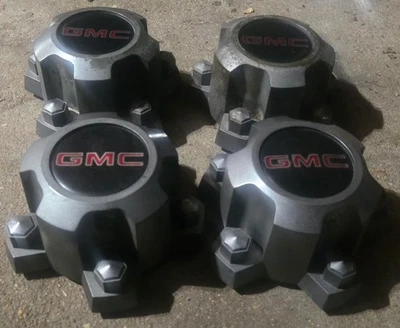 Juego de 4 tapacubos centrales OEM 1982-1994 GMC S15 Sonoma Jimmy Rally 15668554 Foto 1 de 4