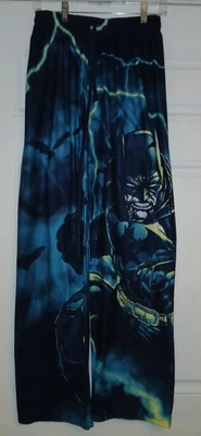 Batman Pajama Pants DC Comics Allover Art Size Medium Rare  HTF - Image 1 of 3