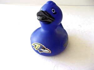 PATITO DE GOMA BALTIMORE RAVENS 3.5" ALTO EXCELENTE ESTADO - Imagen 1 de 4