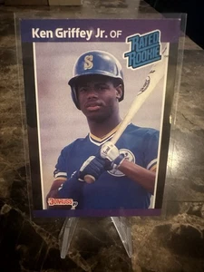 Donruss 1989 - Clasificado Novato #33 Ken Griffey Jr. MLB HOF Seattle Mariners Casi Nuevo - Imagen 1 de 2