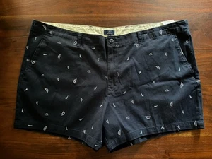 George Above The Knee Shorts Men’s Size 50 Patriotic Print Blue Shorts 50X5 - Picture 1 of 8