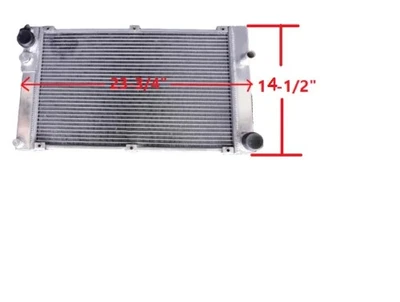Aluminum Radiator For 1983-1988 PORSCHE 944 2.5L /2.7L /Turbo Engine Only Foto 1 de 2